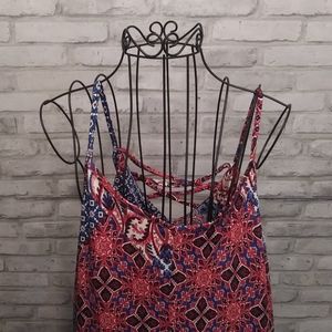 Nina Leonard Spaghetti Strap Dress